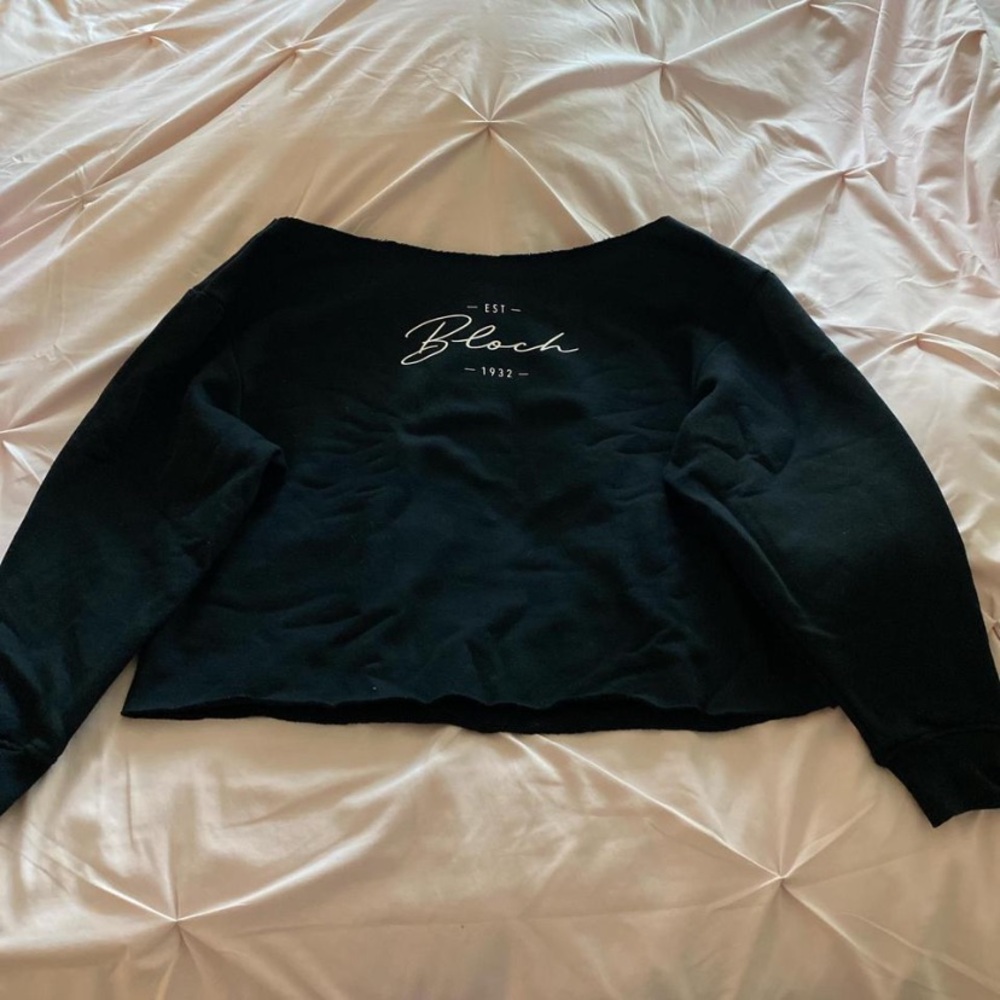 Bloch Black off the shoulder sweatshirt